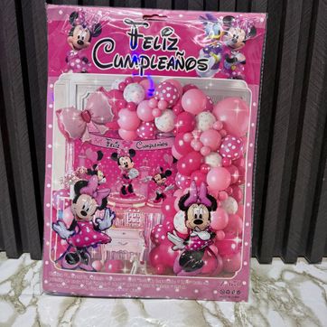 Imagen del producto ARCO DE GLOBOS CON FONDO MINIE