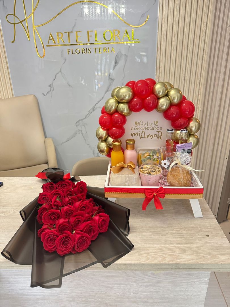 Combo amor con flores