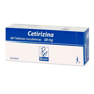 Imagen del producto CETIRIZINA 10MG RECIPE DIS X 10 TAB