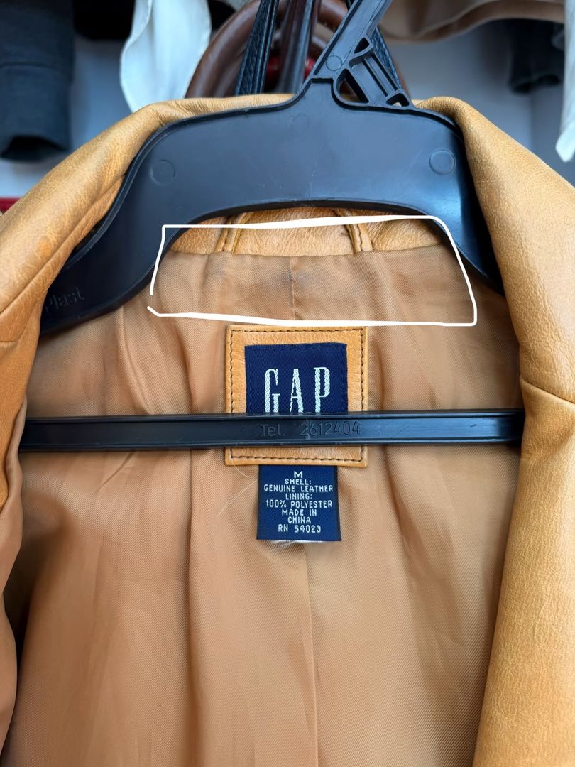 Chaqueta de Cuero Gap Talla M