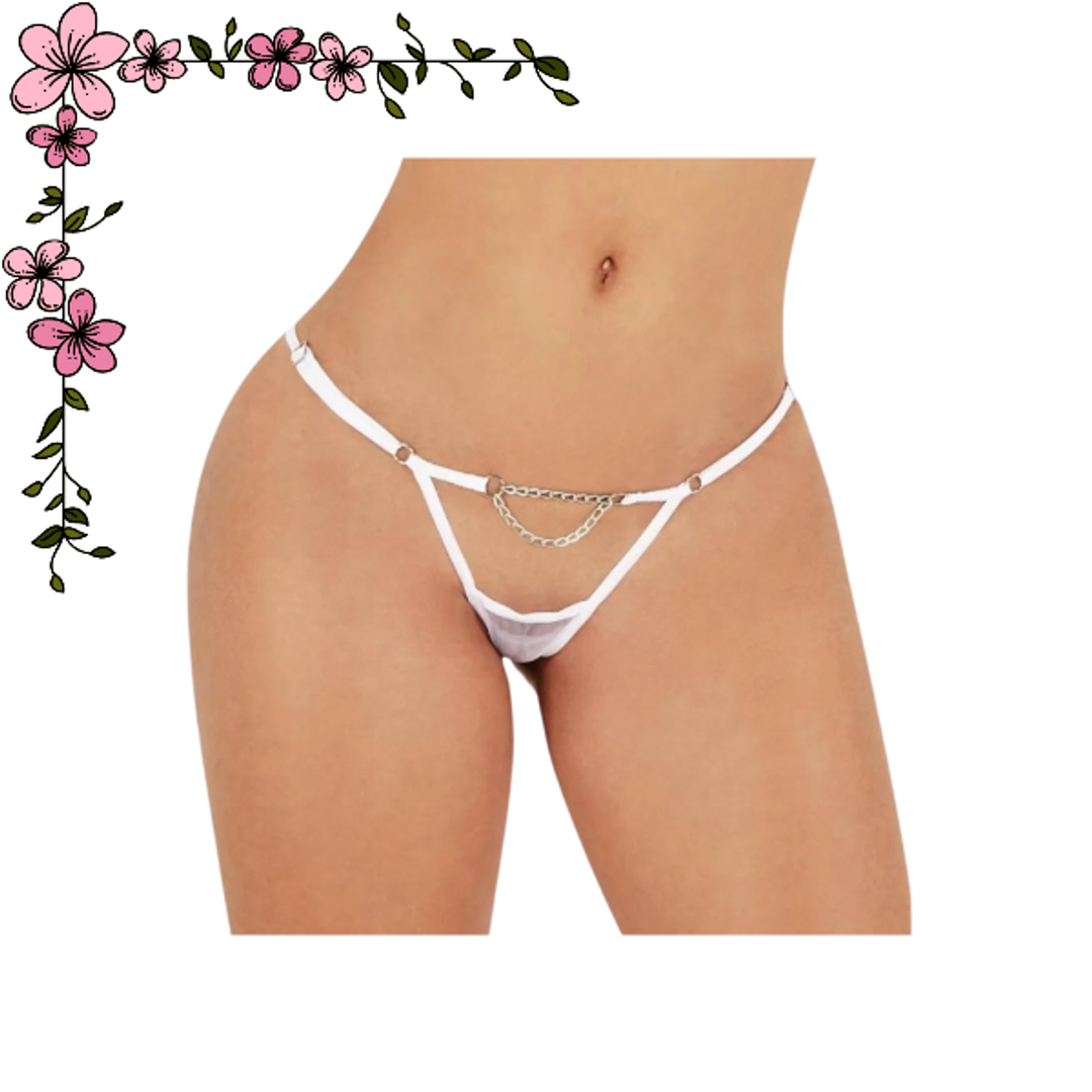 Tanga hilo en T con cadenita 