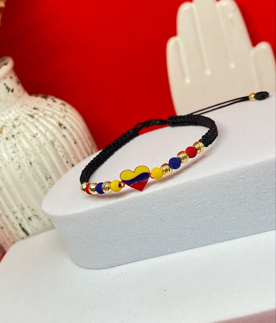 Pulsera corazon colombia balin italy 4mm