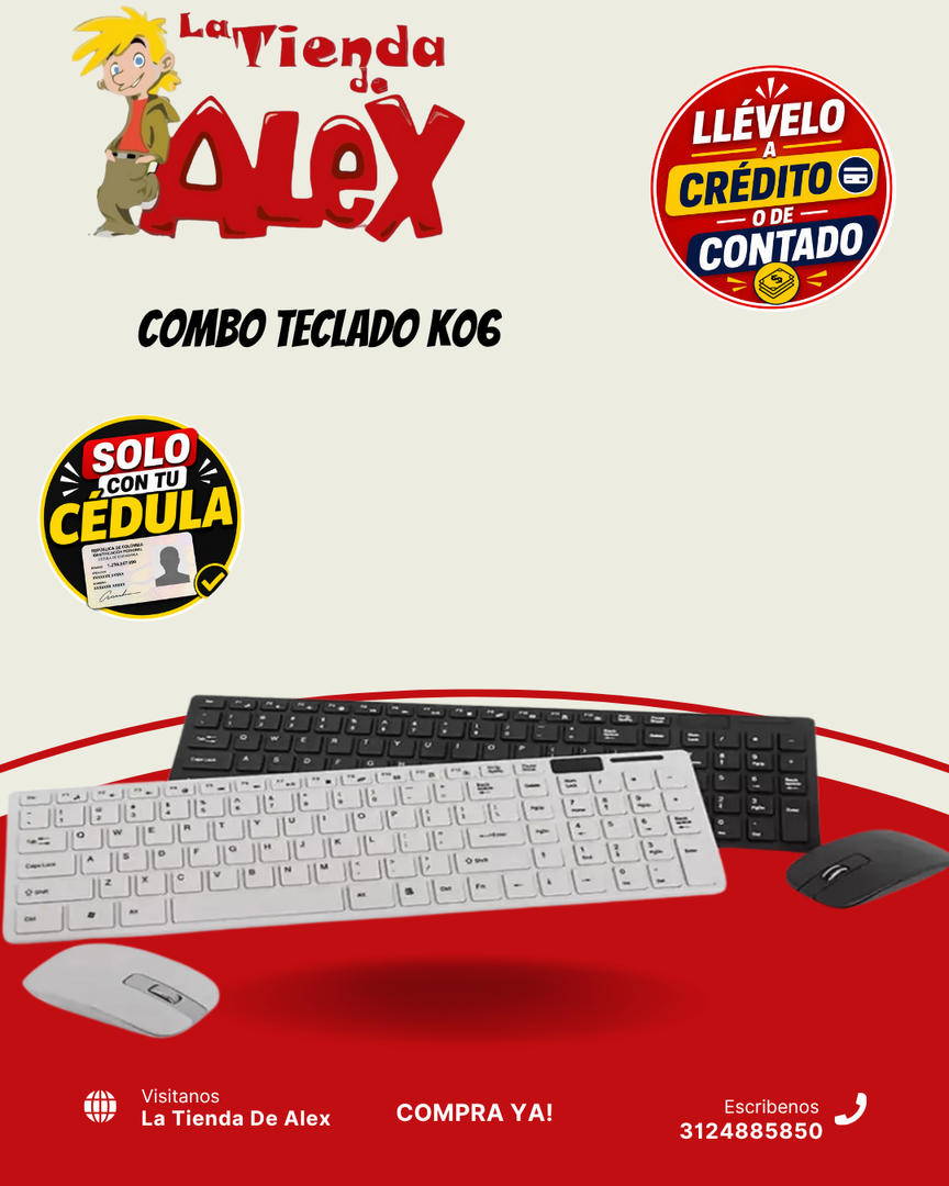 COMBO TECLADO K06