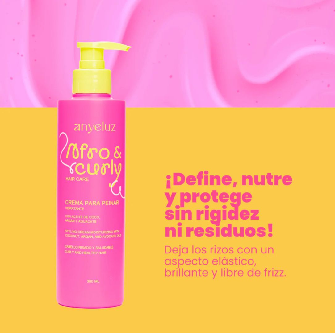 Crema para peinar afro & curly 