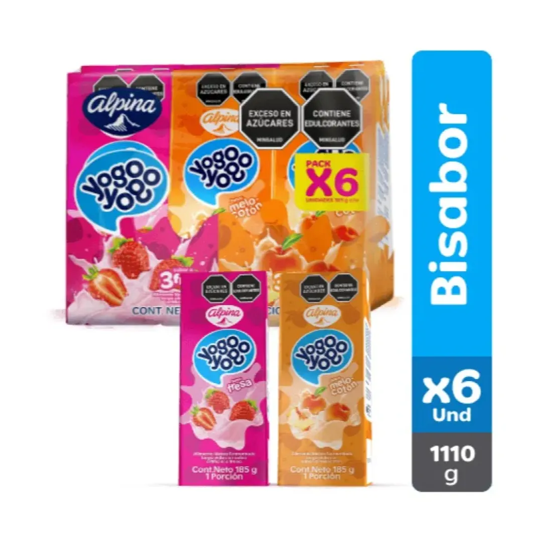 PACK YOGO YOGO*6*185ML