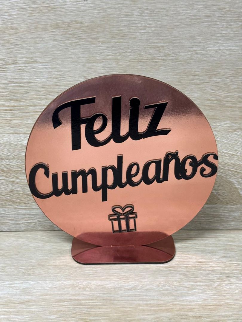 950 LETRERO FELIZ CUMPLEAÑOS 23.5x23.5