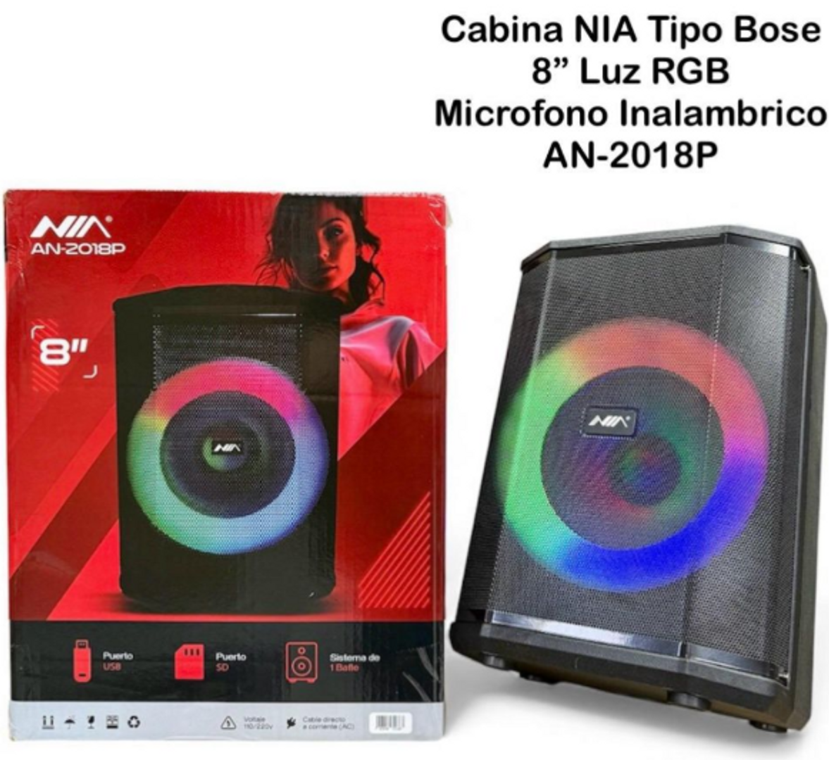 CABINA 8 AN-2018P - CON MICROFONO INALAMBRICO