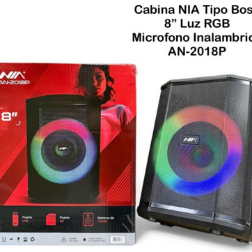 Imagen del producto CABINA 8 AN-2018P - CON MICROFONO INALAMBRICO