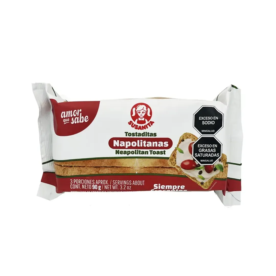 TOSTADITAS NAPOLITANAS SUSANITA*90G