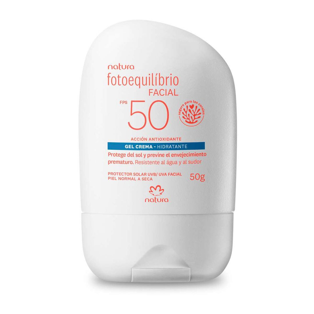 PROTECTOR SOLAR FACIAL EN LOCION PIEL NORMAL A SECA FPS 50 NATURA 50g