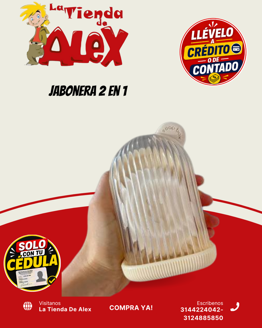 Jabonera 2 en 1