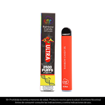 Imagen del producto Fume Ultra Rainbow Candy 2500 Puffs 