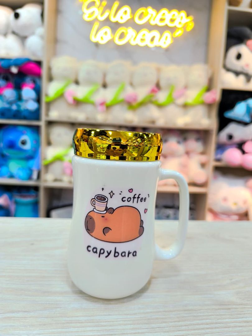 MUG TAPA ESPEJO CAPIBARA