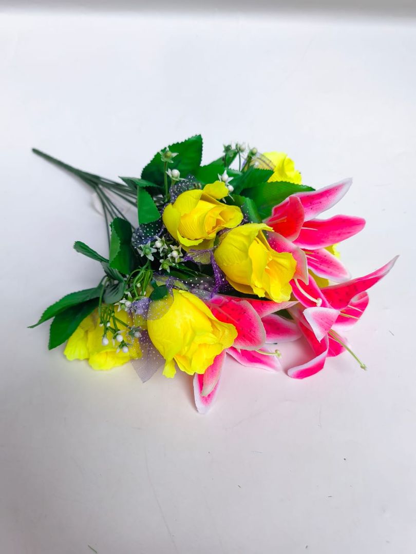 RAMO ROSA CON LIRIO JM093