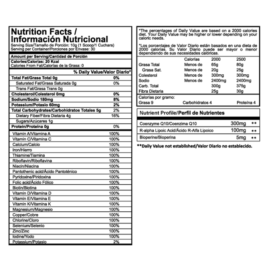 The One multivitaminico 30 servicios