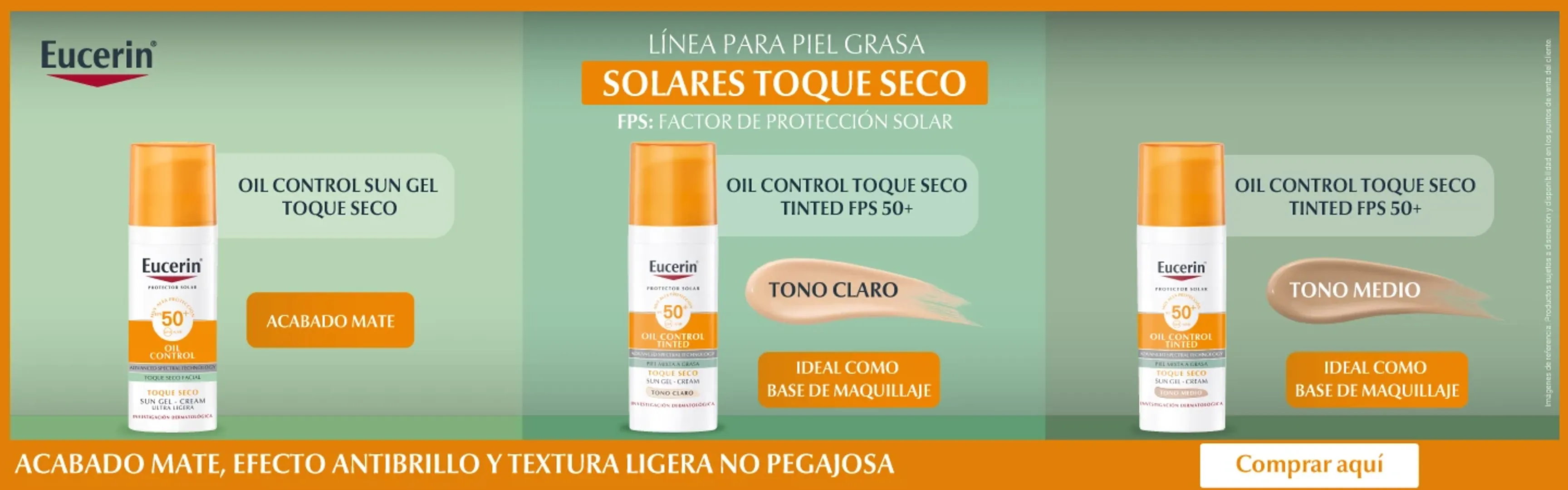 PROTECTOR SOLAR ANTI BRILLO 50ML EUCERIN