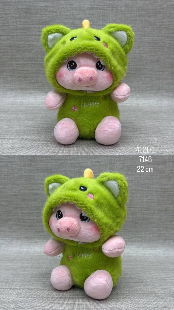 CERDITO CON DISFRAZ SURTIDO 22 CM