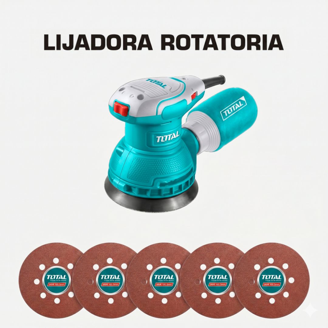 LIJADORA ROTO ORBITAL 5" 320W 8000-13200RPM