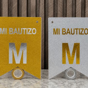 Imagen del producto GUIRNALDA ESCARCHADA BAUTIZO