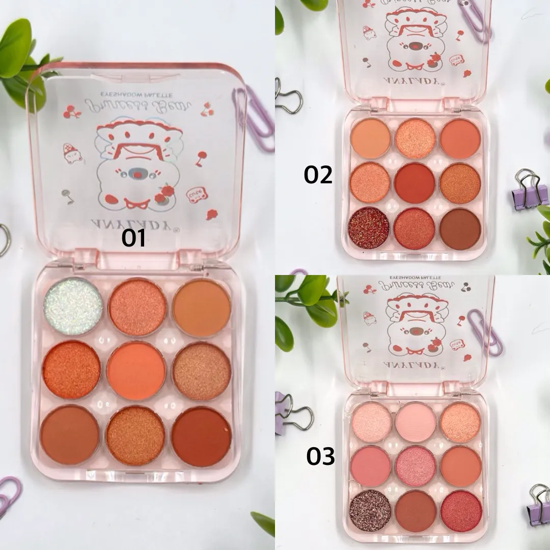 PALETA DE SOMBRAS PRINCESS BEAR ANYLADY