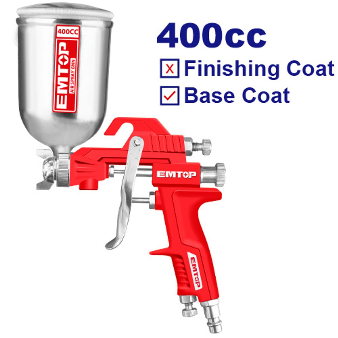 EMTOP AEROGRAFO 1.5MM GRAVEDAD 400CC SUPER EMTOP