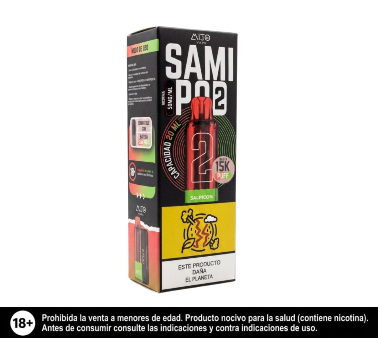 Mijo Sami Pod Salpicon 15.000 Puffs