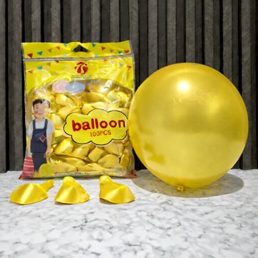 Imagen del producto GLOBO R12 AMARILLO SATINADA