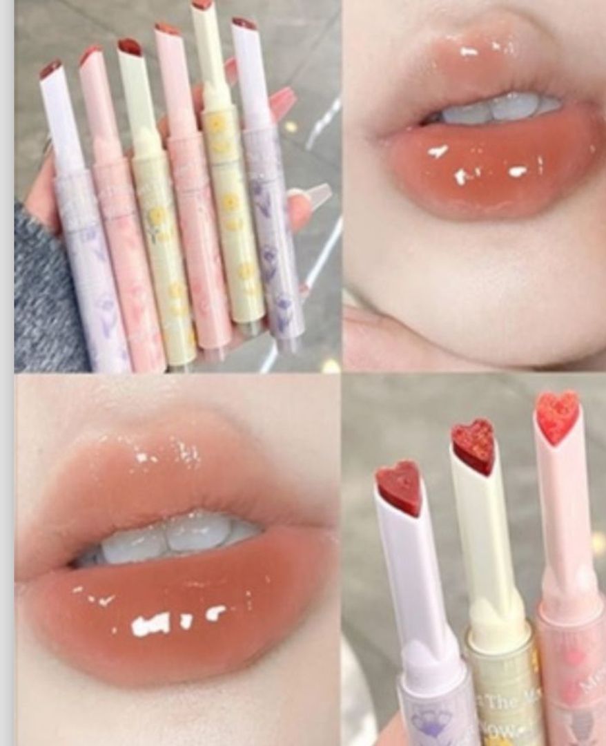 GLOSS EFECTO HÚMEDO FLOWER GEGE BEAR COREAN