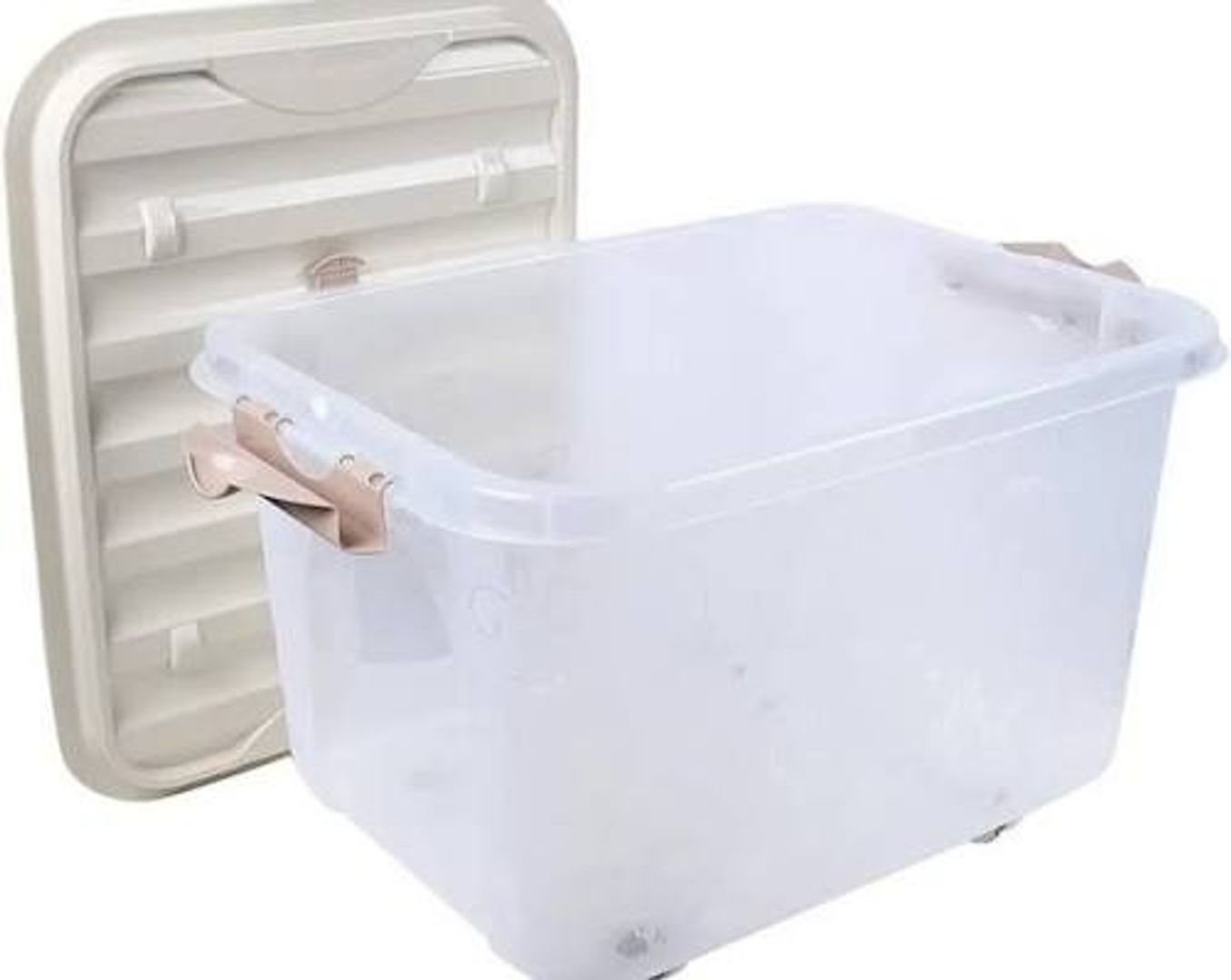 CAJA MULTIUSOS EXTRAGRANDE 50 LITROS CON RUEDAS