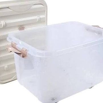 Imagen del producto CAJA MULTIUSOS EXTRAGRANDE 50 LITROS CON RUEDAS