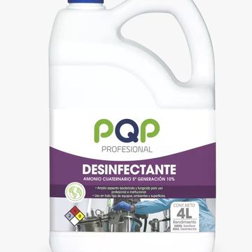 Imagen del producto DESINFECTANTE AMONIO-CUATER. PQP X 4.000 ML