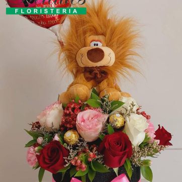 Imagen del producto caja rosas leon