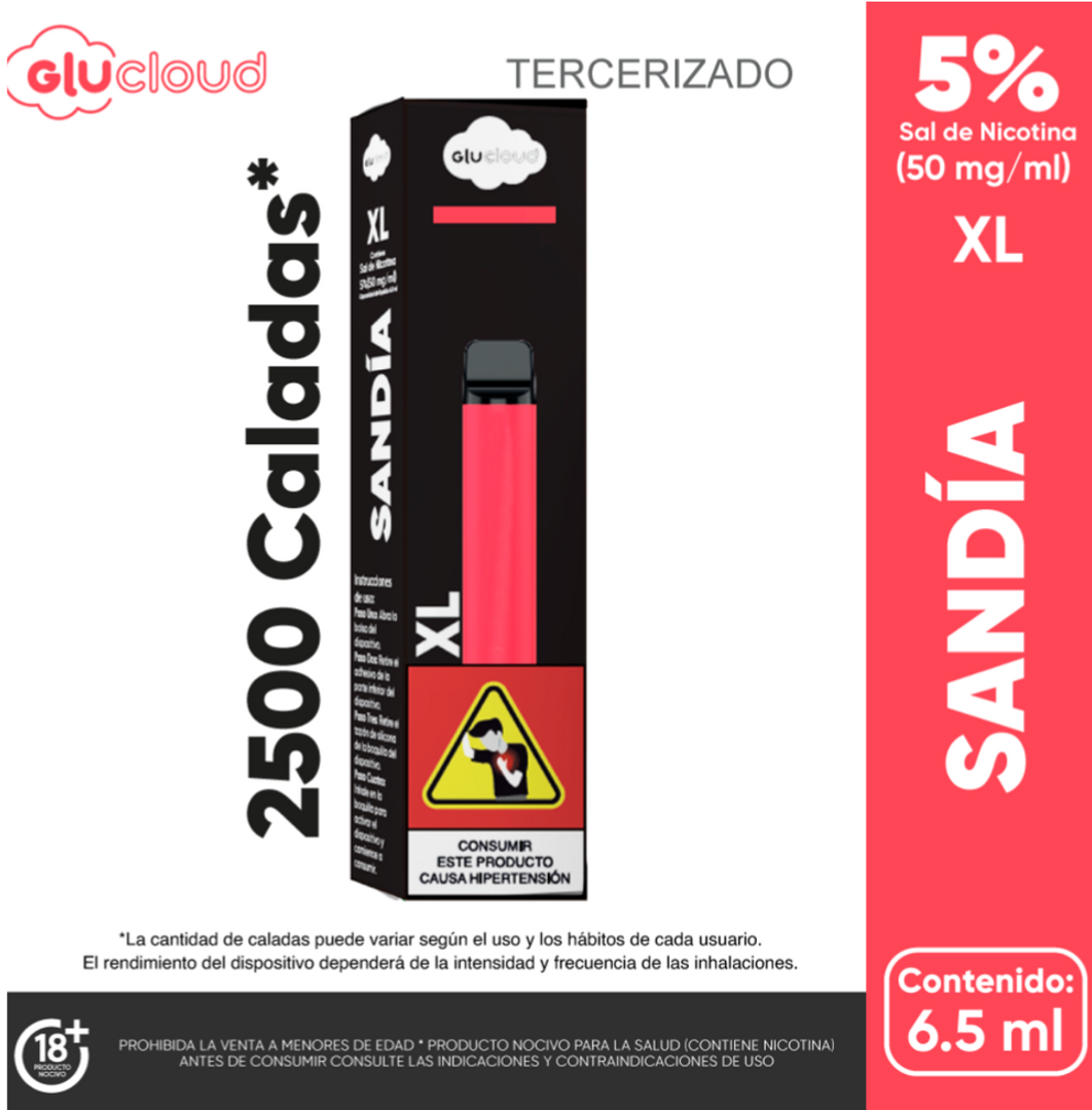GluCloud XL Sandia 2500 Puffs