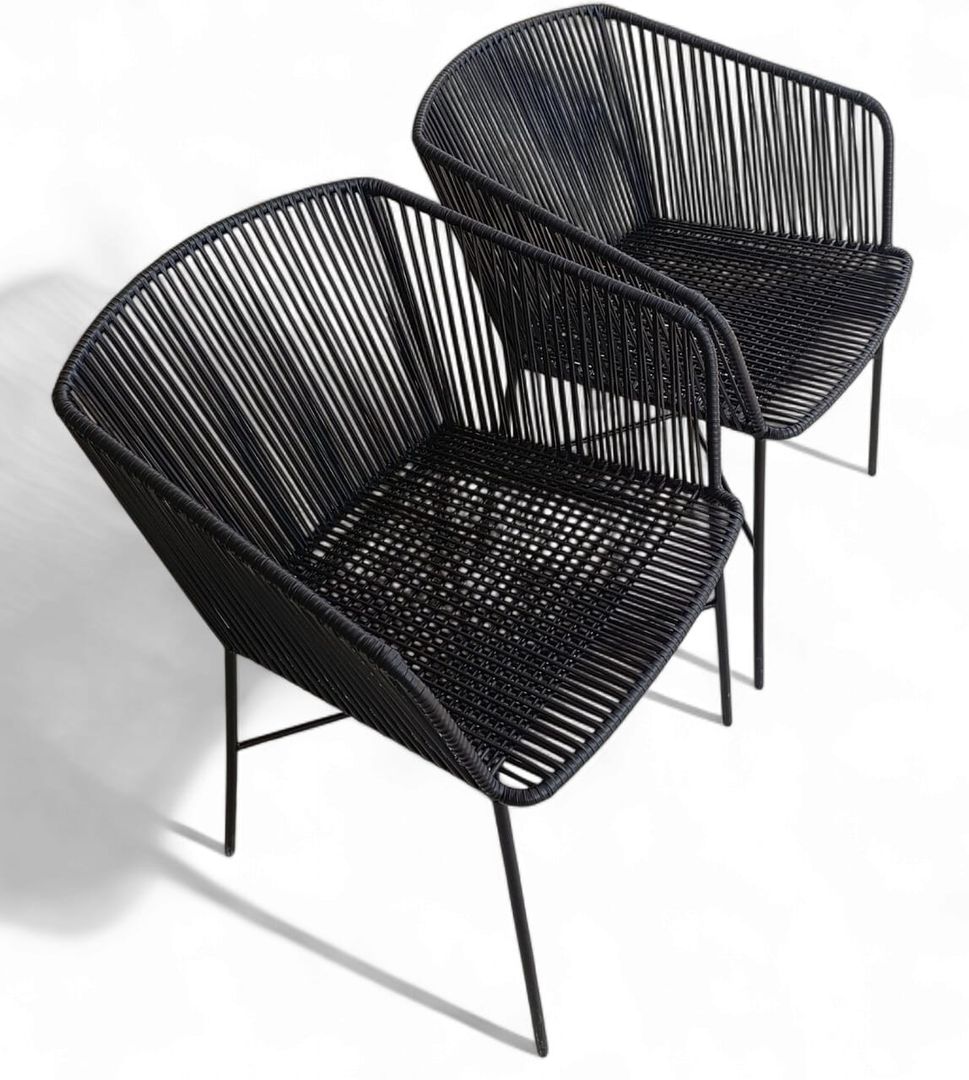 Silla de comedor tejido sencillo 