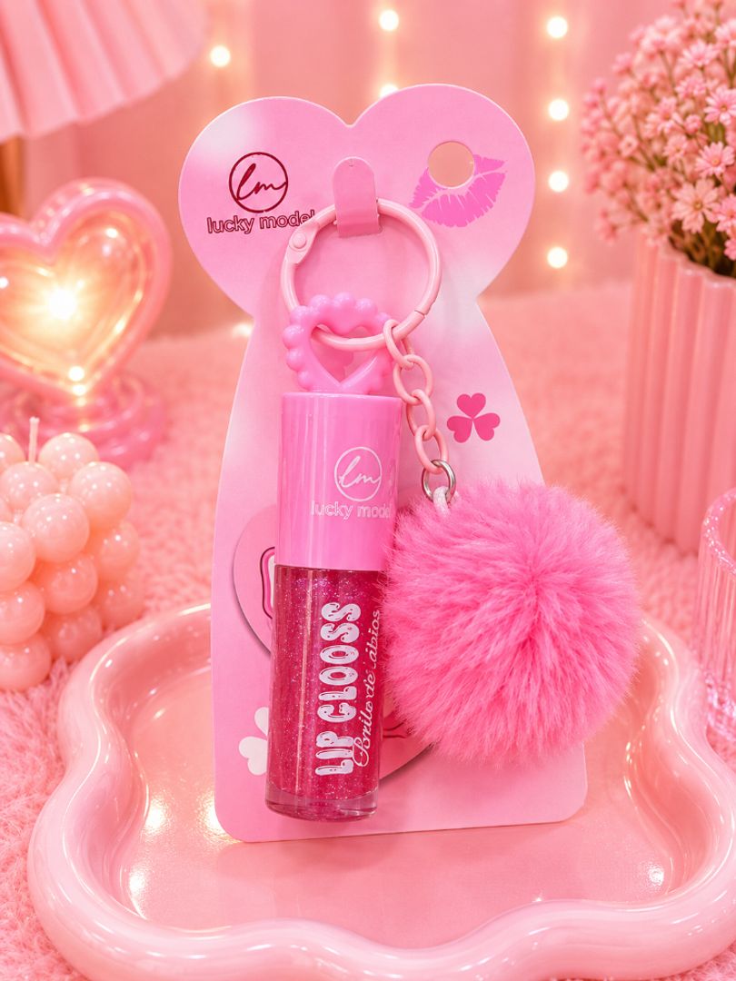 Lip gloss llavero 