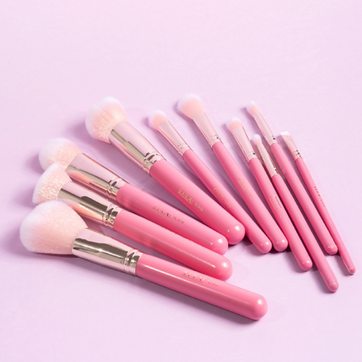 KIT DE BROCHAS BUBBLEGUM X 10 LULA BEAUTY - imagen 1