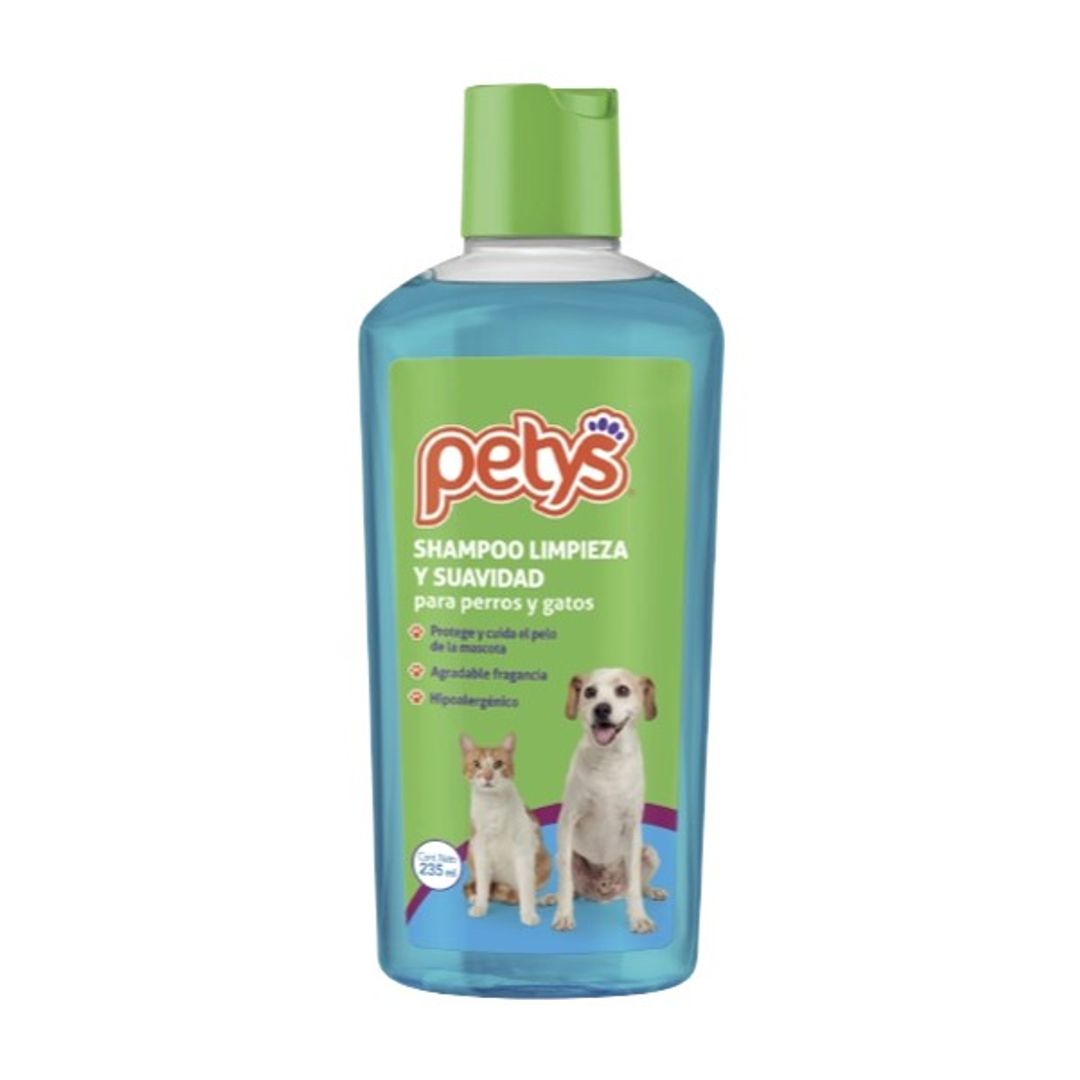 PETYS SHAMPOO LIMPIEZA Y SUAVIDAD.