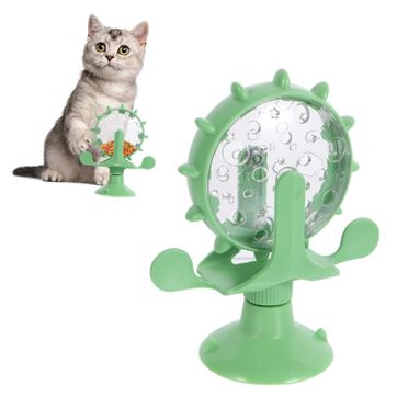 Imagen del producto Juguete Dispensador De Alimentos Rueda Giratoria para Gatos