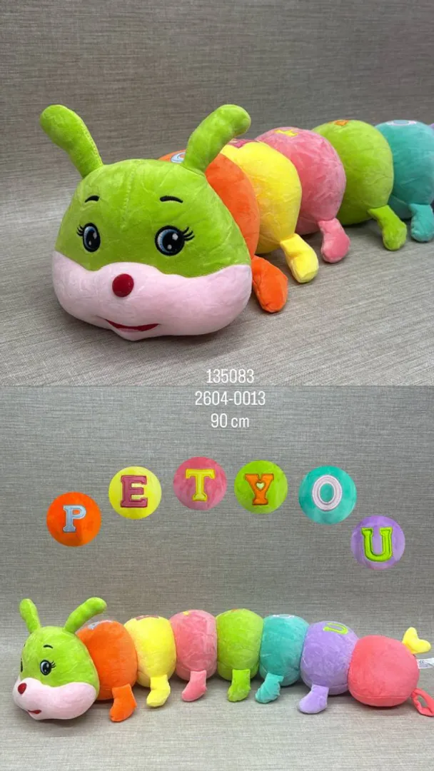 GUSANO MULTICOLOR 90 CM