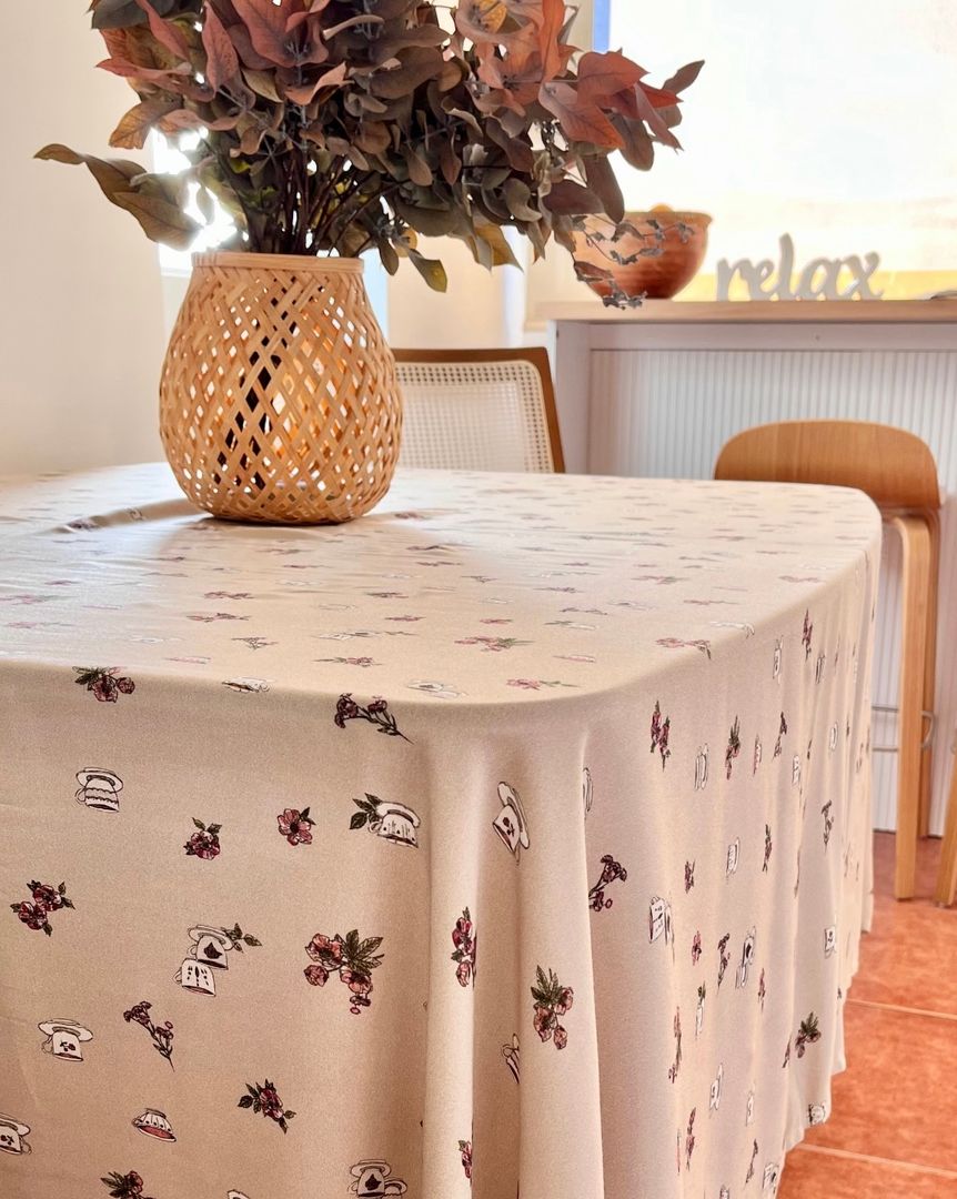 Mantel Algodon Estampado