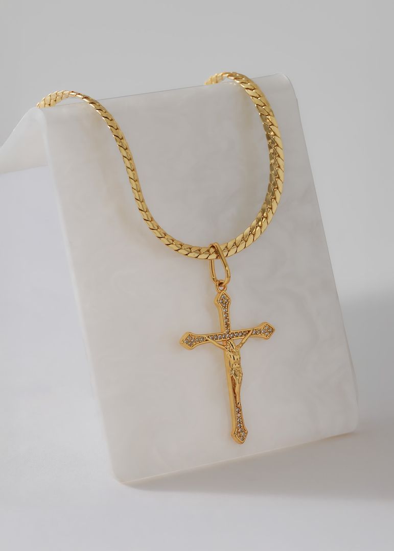 D cruz Cristo circonias 