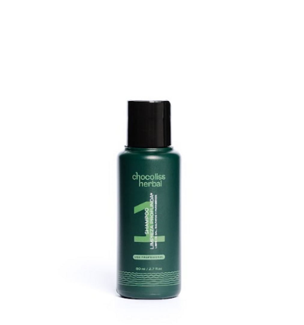 Shampoo de 80ml Limpieza Profunda Paso 1 