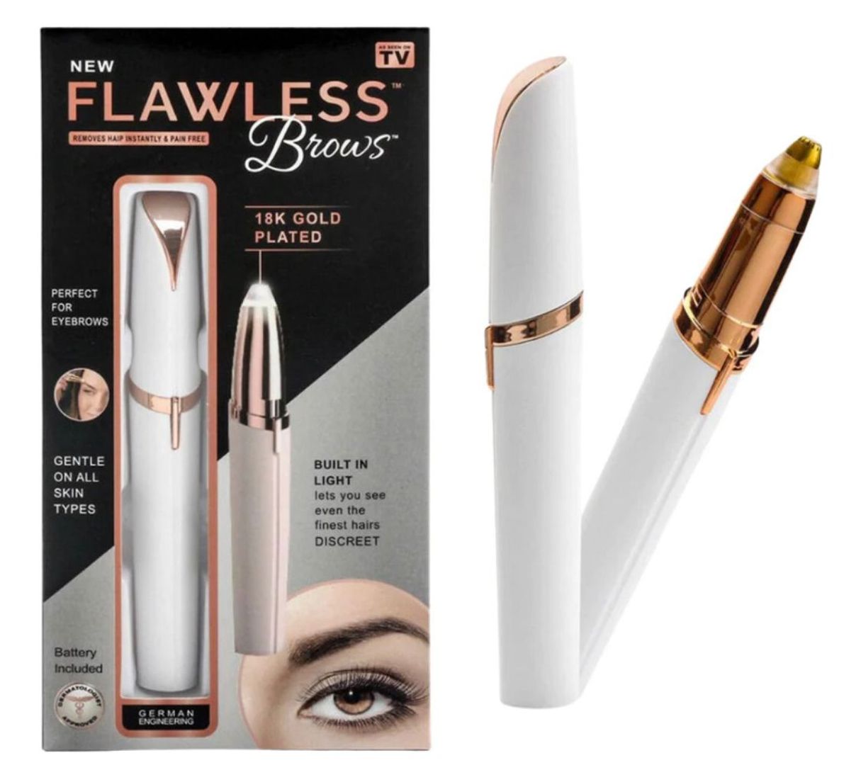 DEPILADOR DE CEJAS RECARGABLE FLAWLESS SA