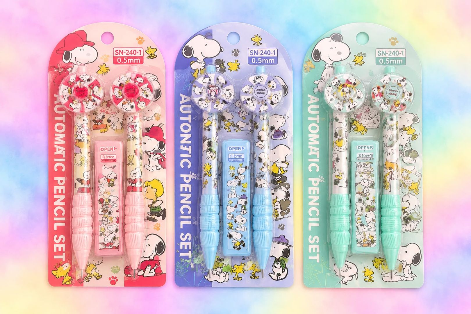 Set Portaminas Snoopy