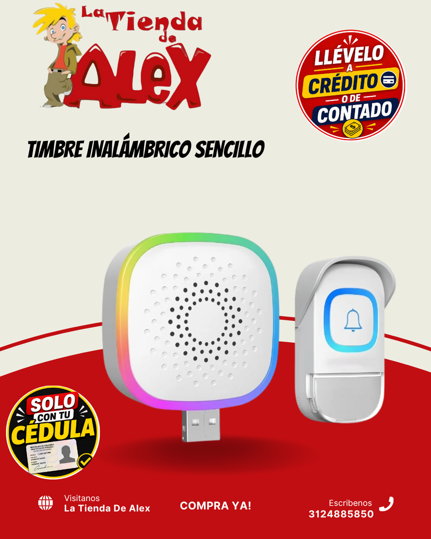 TIMBRE INALÁMBRICO SENCILLO
