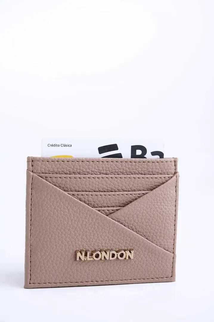 TARJETERO STONE MOCCA 