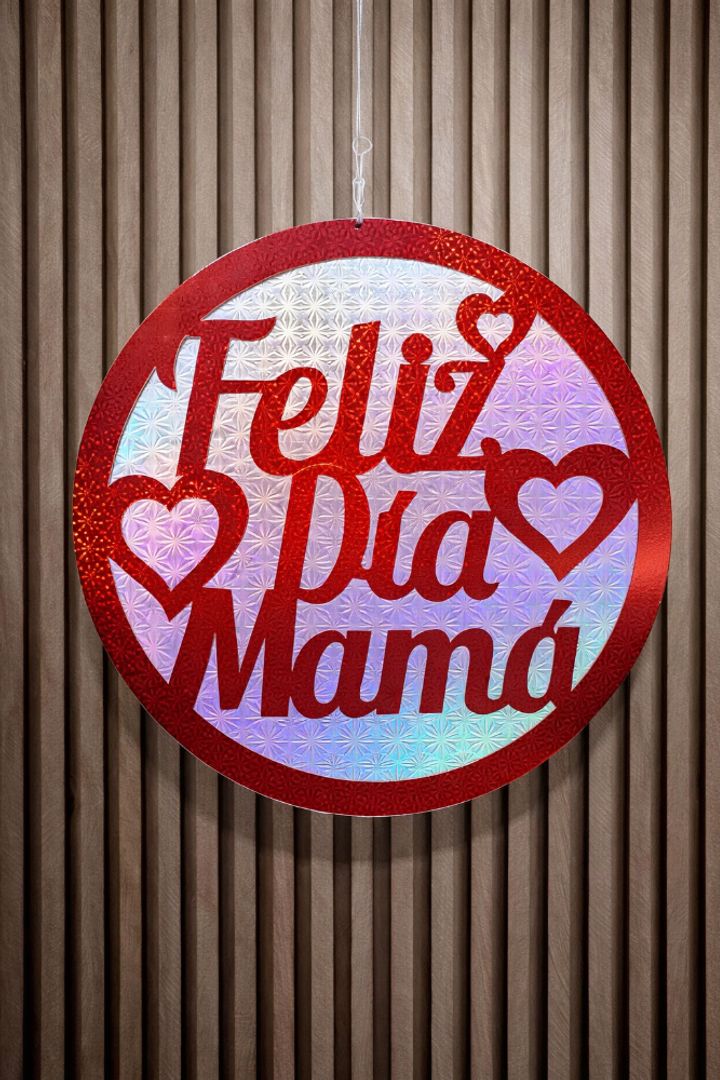 TOPPER FELIZ DÍA MAMÁ 