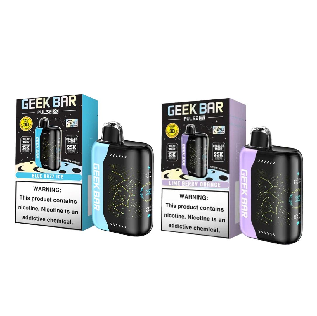 2 Geek Bar Pulse X 25.000 Puffs