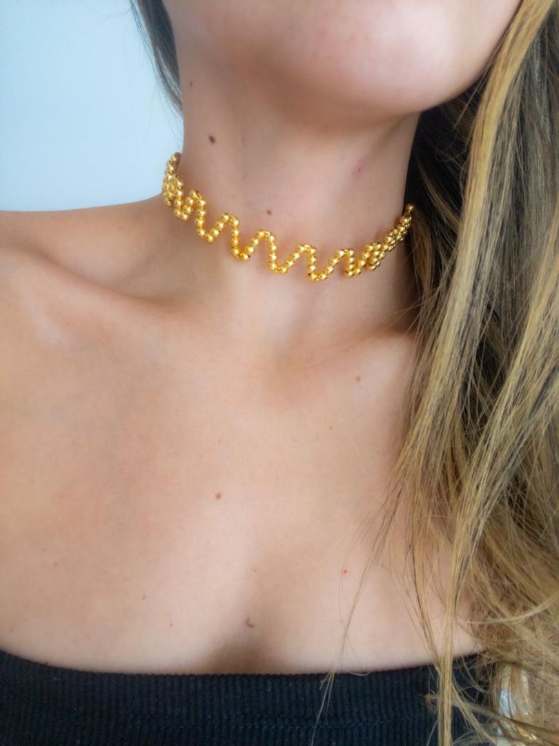CHOKER ZIG ZAG MINI BALÍN
