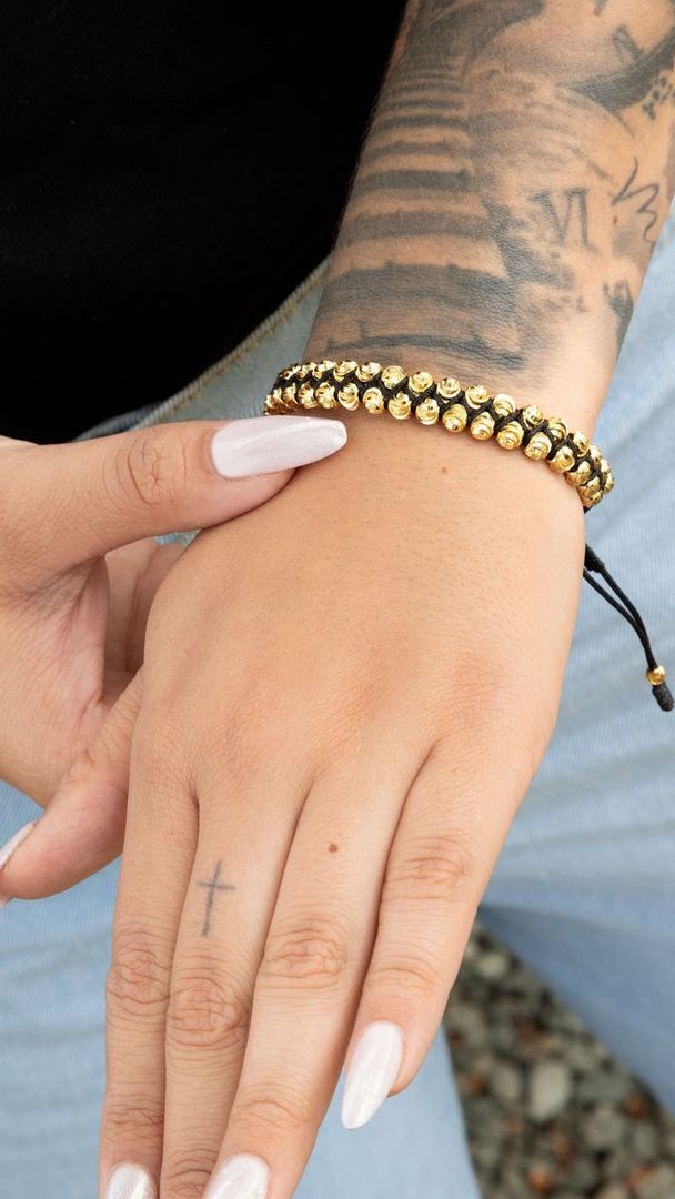 Manilla zigzag 4mm diamantado 